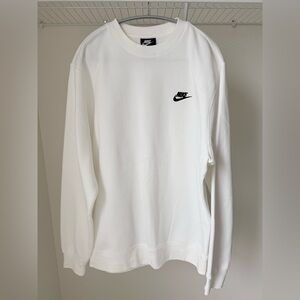 Nike Men's Crewneck Sweater in White